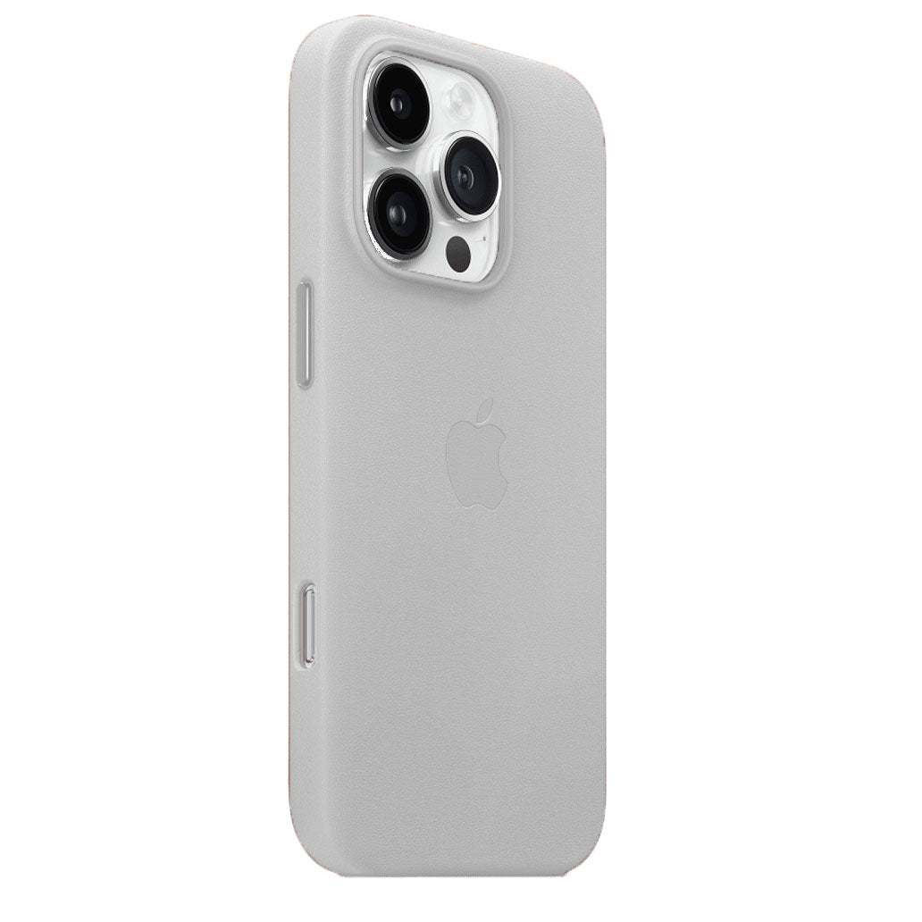 iPhone 16 Pro Max Leather Case with Magsafe - Grey